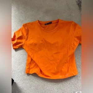 Cropped Zara shirt